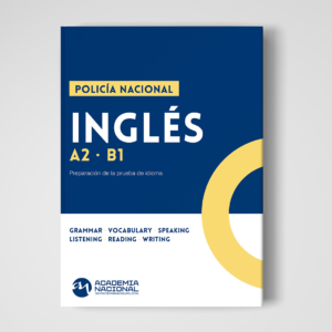 Portada del temario de inglés A2–B1 para Policía Nacional de Academia Nacional